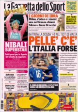 عناوین روزنامه گازتا دلو اسپورت ایتالیا 10 خرداد 95
