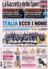 عناوین روزنامه گازتا دلو اسپورت ایتالیا 11 خرداد 95