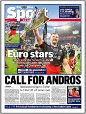 عناوین روزنامه دیلی میل انگلیس 26 اردیبهشت 95