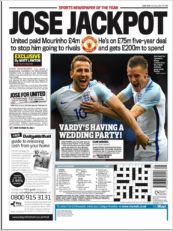 عناوین روزنامه دیلی میل اسپورت انگلیس 3 خرداد 95