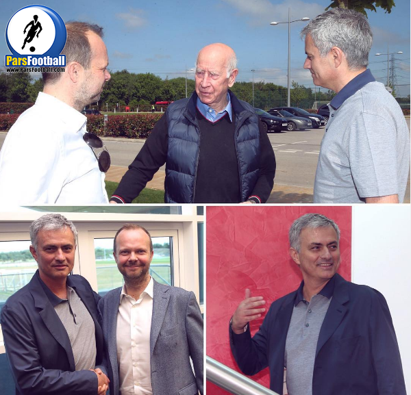 ژوزه مورینیو از کمپ تمرینی یونایتد دیدار کرد