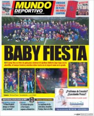 عناوین روزنامه ال موندو دپورتیوو اسپانیا 4 خرداد 95