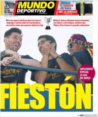عناوین روزنامه ال موندو دپورتیوو اسپانیا 27 اردیبهشت 95