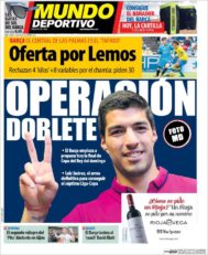 عناوین روزنامه ال موندو دپورتیوو اسپانیا 28 اردیبهشت 95