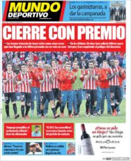 عناوین روزنامه ال موندو دپورتیوو اسپانیا 24 اردیبهشت 95
