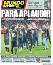 عناوین روزنامه ال موندو دپورتیوو اسپانیا 27 اردیبهشت 95