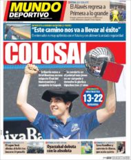 عناوین روزنامه ال موندو دپورتیوو اسپانیا 10 خرداد 95
