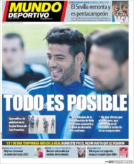عناوین روزنامه ال موندو دپورتیوو اسپانیا 30 اردیبهشت 95