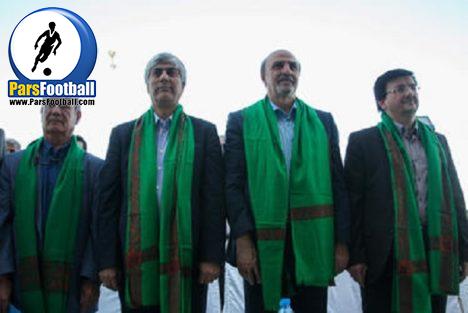 اهتراز پرچم امام رضا (ع) در کمیته ملی المپیک