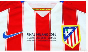 از پیراهن اتلتیکو در فینال لیگ قهرمانان رونمایی شد