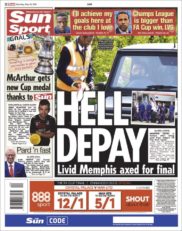 عناوین روزنامه سان اسپورت انگلیس 1 خرداد 95