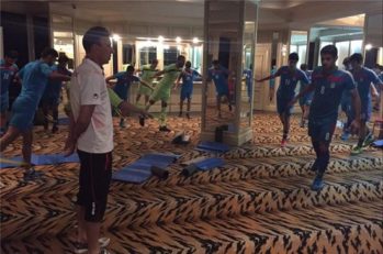 نخستین تمرین تیم ملی در هتل برگزارشد