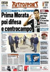 عناوین روزنامه توتو اسپورت ایتالیا 4 خرداد 95