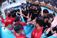 تمرینات والیبال ایران
