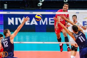 والیبال ایران و آمریکا