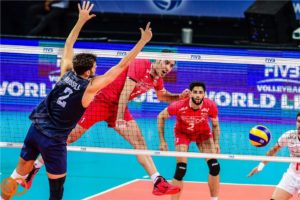 والیبال ایران و آمریکا