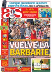 عناوین روزنامه آ.اس اسپانیا 23 خرداد 95