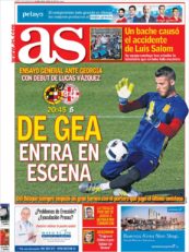 عناوین روزنامه آ.اس اسپانیا 18 خرداد 95