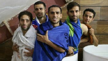 آب‌درمانی بازیکنان استقلال