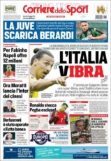 عناوین روزنامه کوریره دلو اسپورت ایتالیا 26 خرداد 95
