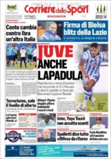 عناوین روزنامه کوریره دلو اسپورت ایتالیا 27 خرداد 95