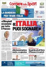 عناوین روزنامه کوریره دلو اسپورت ایتالیا 21 خرداد 95