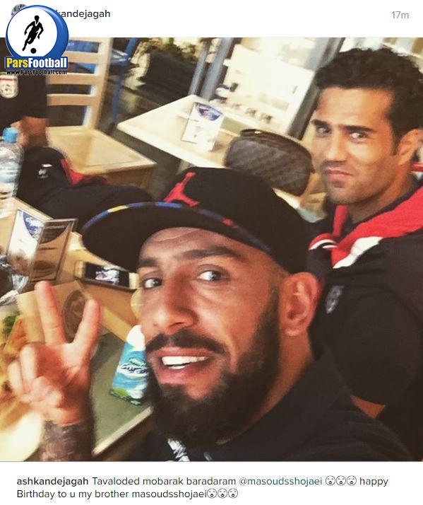 تبریک اینستاگرامی دژاگه به شجاعی