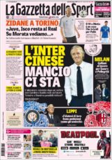 عناوین روزنامه گازتا دلو اسپورت ایتالیا 13 خرداد 95