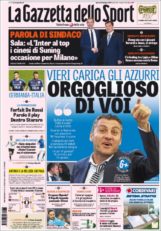 عناوین روزنامه گازتا دلو اسپورت ایتالیا 10 تیر 95