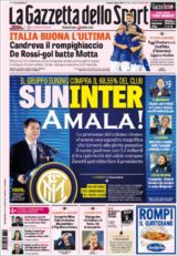عناوین روزنامه گازتا دلو اسپورت ایتالیا 18 خرداد 95