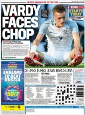 عناوین روزنامه دیلی میل اسپورت بریتانیا 21 خرداد 95