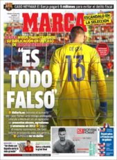 عناوین روزنامه مارکا اسپانیا 22 خرداد 95