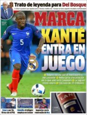 عناوین روزنامه مارکا اسپانیا 9 تیر 95