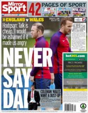 روزنامه میرور اسپورت بریتانیا 27 خرداد 95