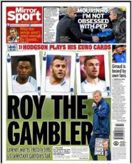 عناوین روزنامه میرور اسپورت 12 خرداد 95