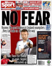 روزنامه میرور اسپورت بریتانیا 22 خرداد 95