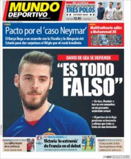 عناوین روزنامه ال موندو دپورتیوو اسپانیا22 خرداد 95