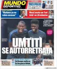 عناوین روزنامه ال موندو دپورتیوو اسپانیا 23 خرداد 95