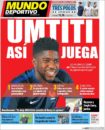 عناوین روزنامه ال موندو دپورتیوو اسپانیا 18 خرداد 95