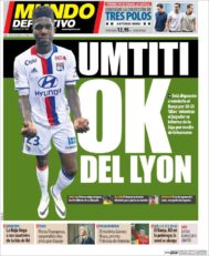 عناوین روزنامه ال موندو دپورتیوو اسپانیا 20 خرداد 95