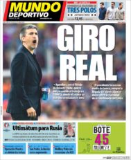عناوین روزنامه ال موندو دپورتیوو اسپانیا 26 خرداد 95