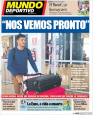 عناوین روزنامه ال موندو دپورتیوو اسپانیا 5 تیر 95
