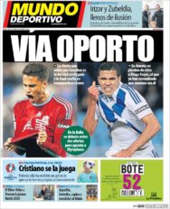 عناوین روزنامه ال موندو دپورتیوو اسپانیا 10 تیر 95