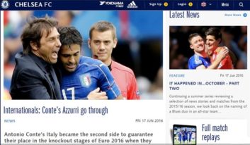 وب سایت رسمی چلسی