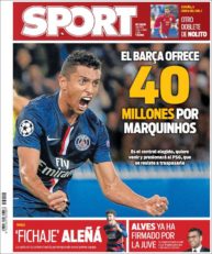 عناوین روزنامه اسپورت اسپانیا 13 خرداد 95