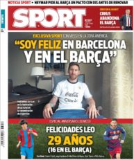 عناوین روزنامه اسپورت اسپانیا 4 تیر 95