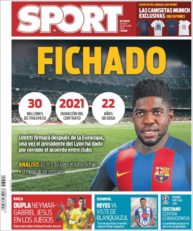 عناوین روزنامه اسپورت اسپانیا 10 تیر 95