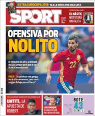 عناوین روزنامه اسپورت اسپانیا 20 خرداد 95