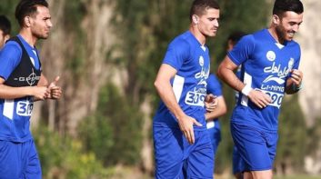 تمرینات تیم فوتبال استقلال