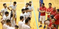 تمرینات تیم ملی والیبال ایران